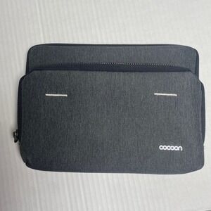 Cocoon Grid‎ It Tech Organizer Pouch Case Bag Dark Gray Storage Tablet IPad Case